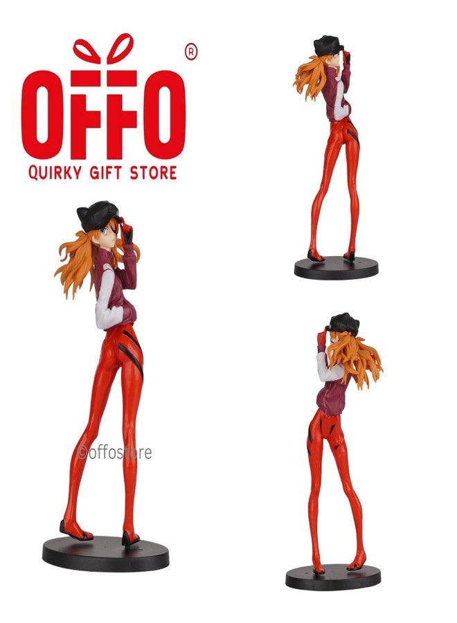 Offo Asuka Langley Soryu Anime Figure - Stylish Neon Genesis Evangelion Collectible for Desk, Shelf & Room Decor | Durable PVC Action Figure for Anime Fans & Collectors - Image 4
